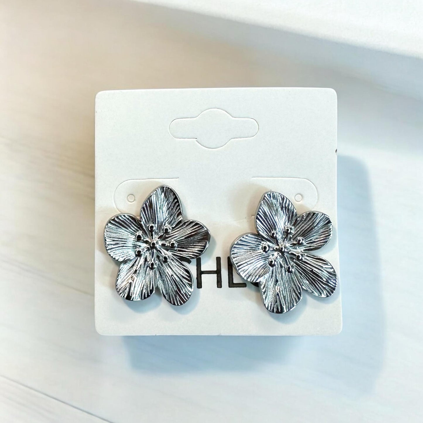 Orecchini Flower Argento