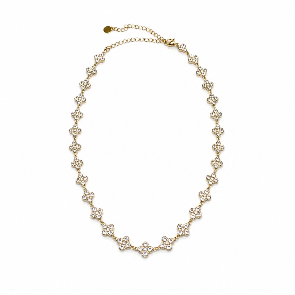 White Heart Necklace