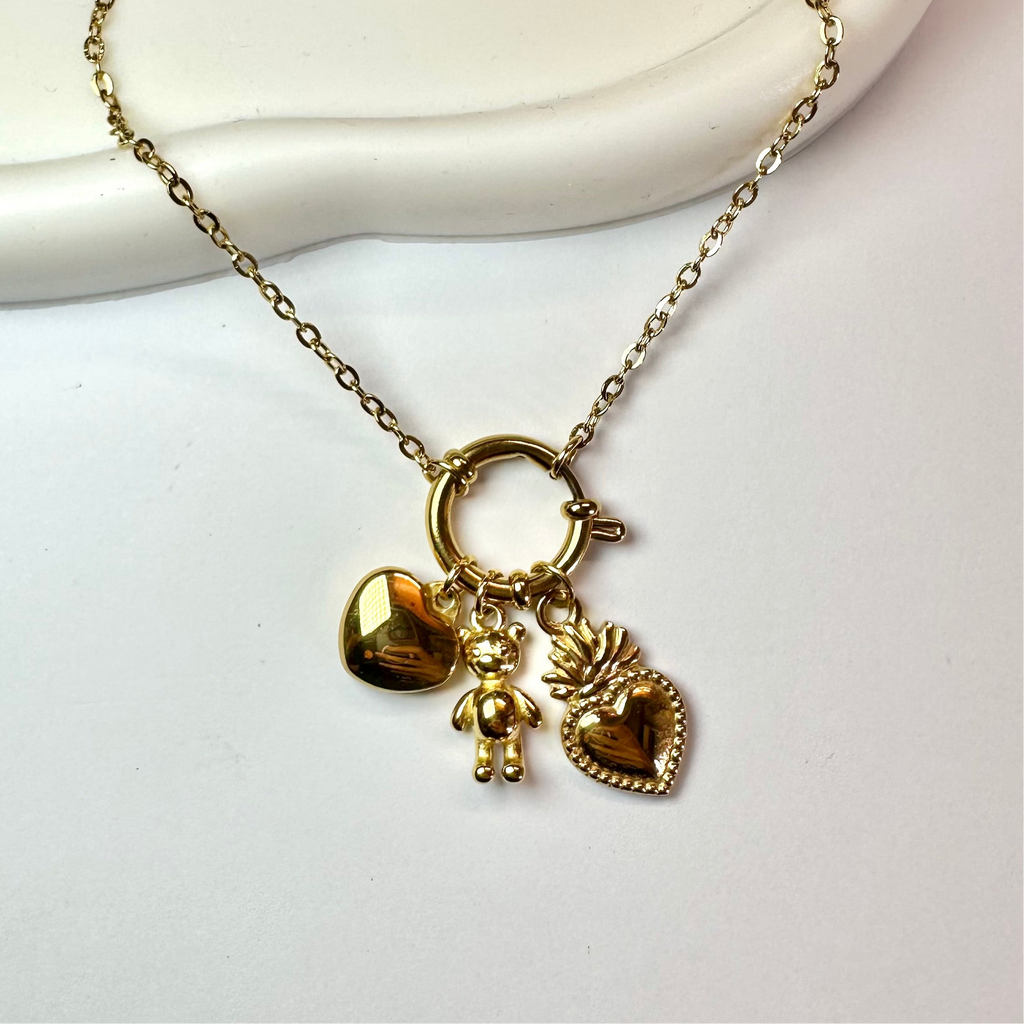 Collana Charm Amore Oro