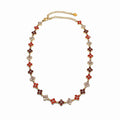White Heart Necklace