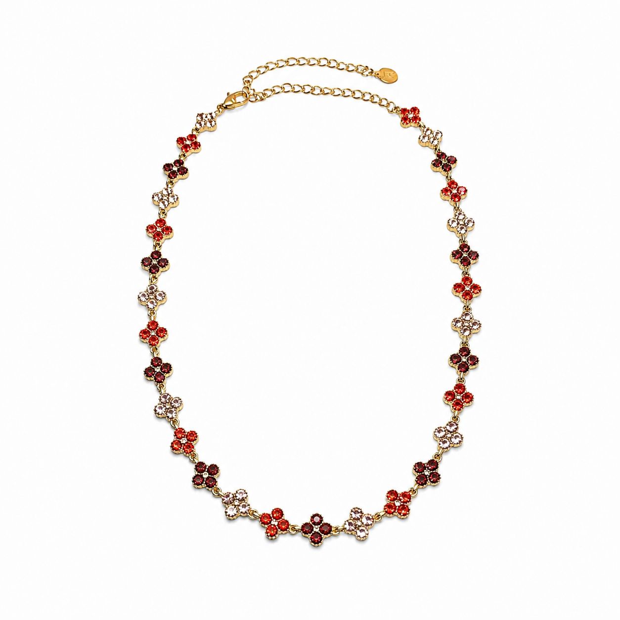 White Heart Necklace