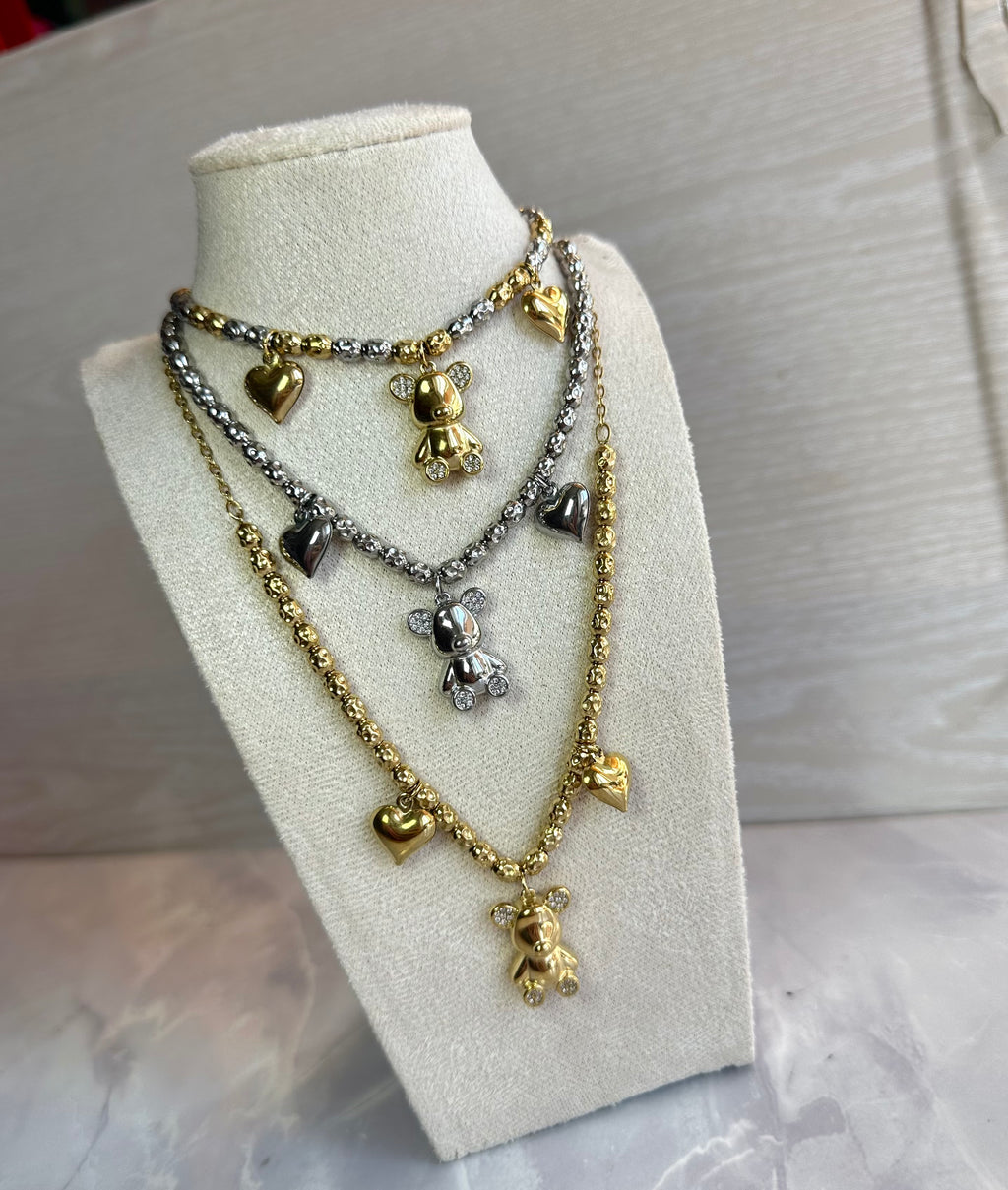 Collana Orsacchiotto Sonaglio