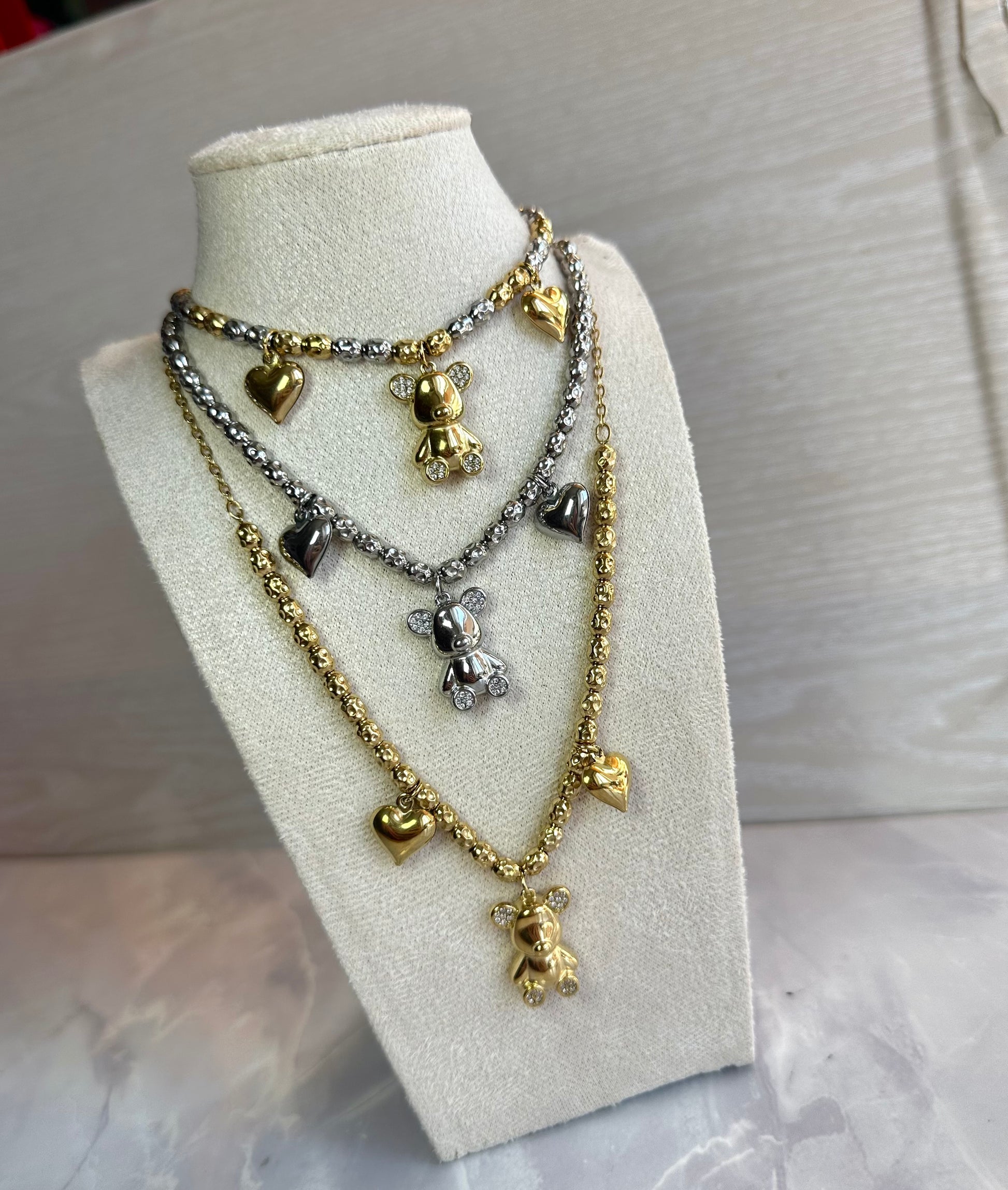 Collana Orsacchiotto Sonaglio