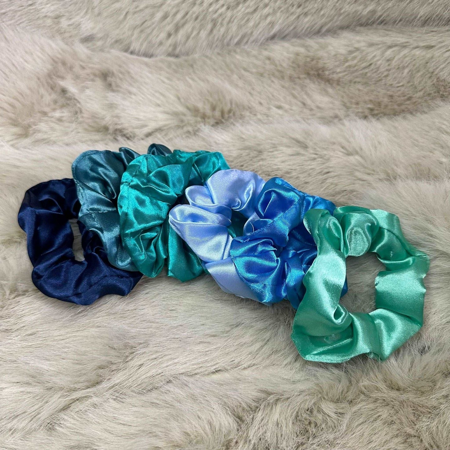 Set Scrunchies blu