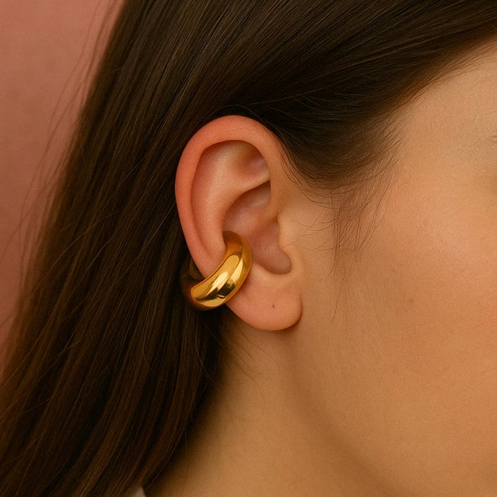 EarCuff Liscio Oro