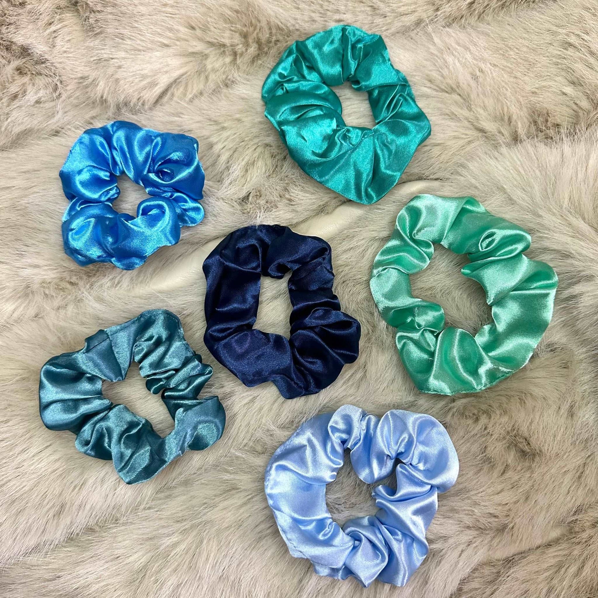 Set Scrunchies blu