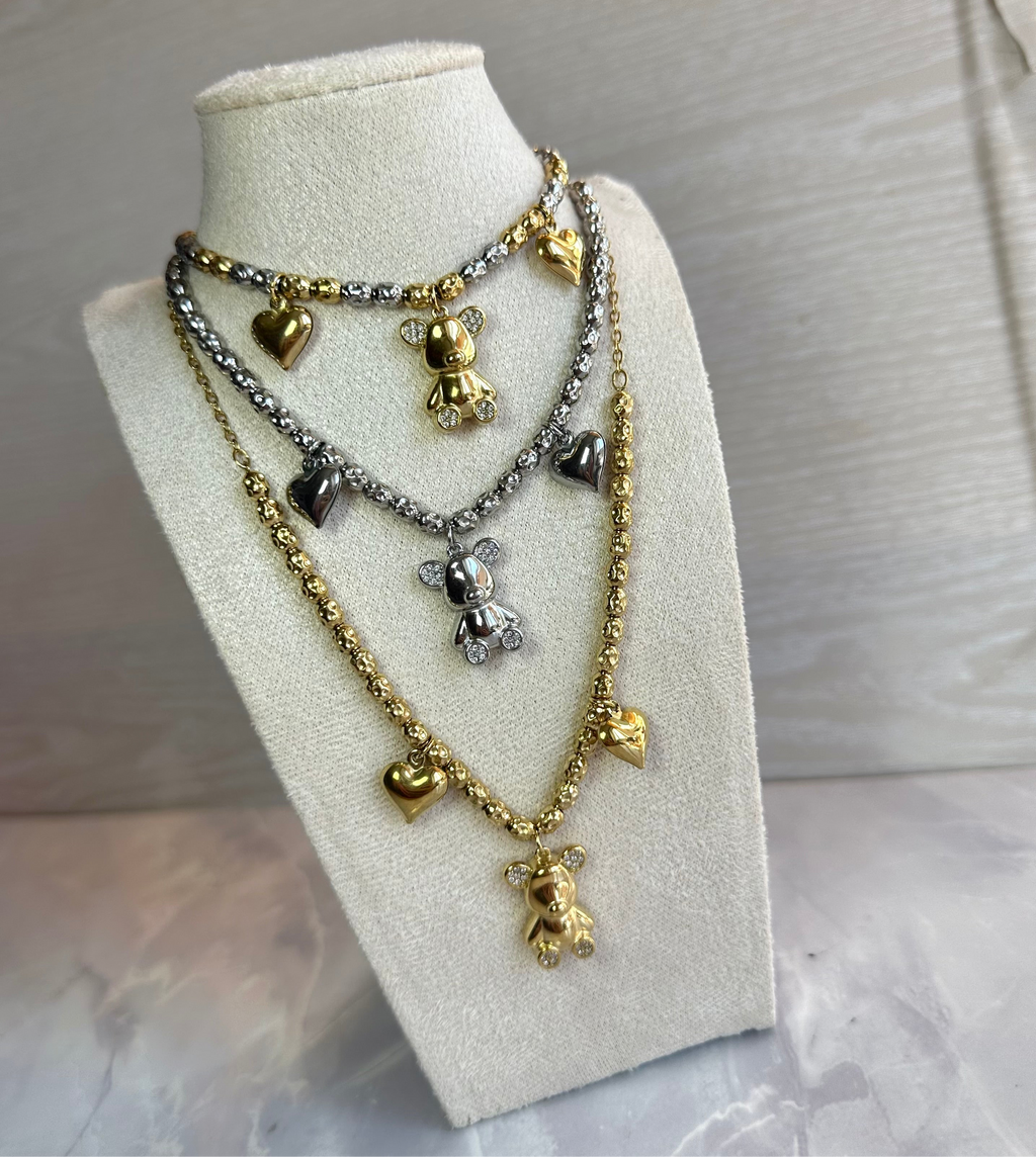 Collana Orsacchiotto Sonaglio