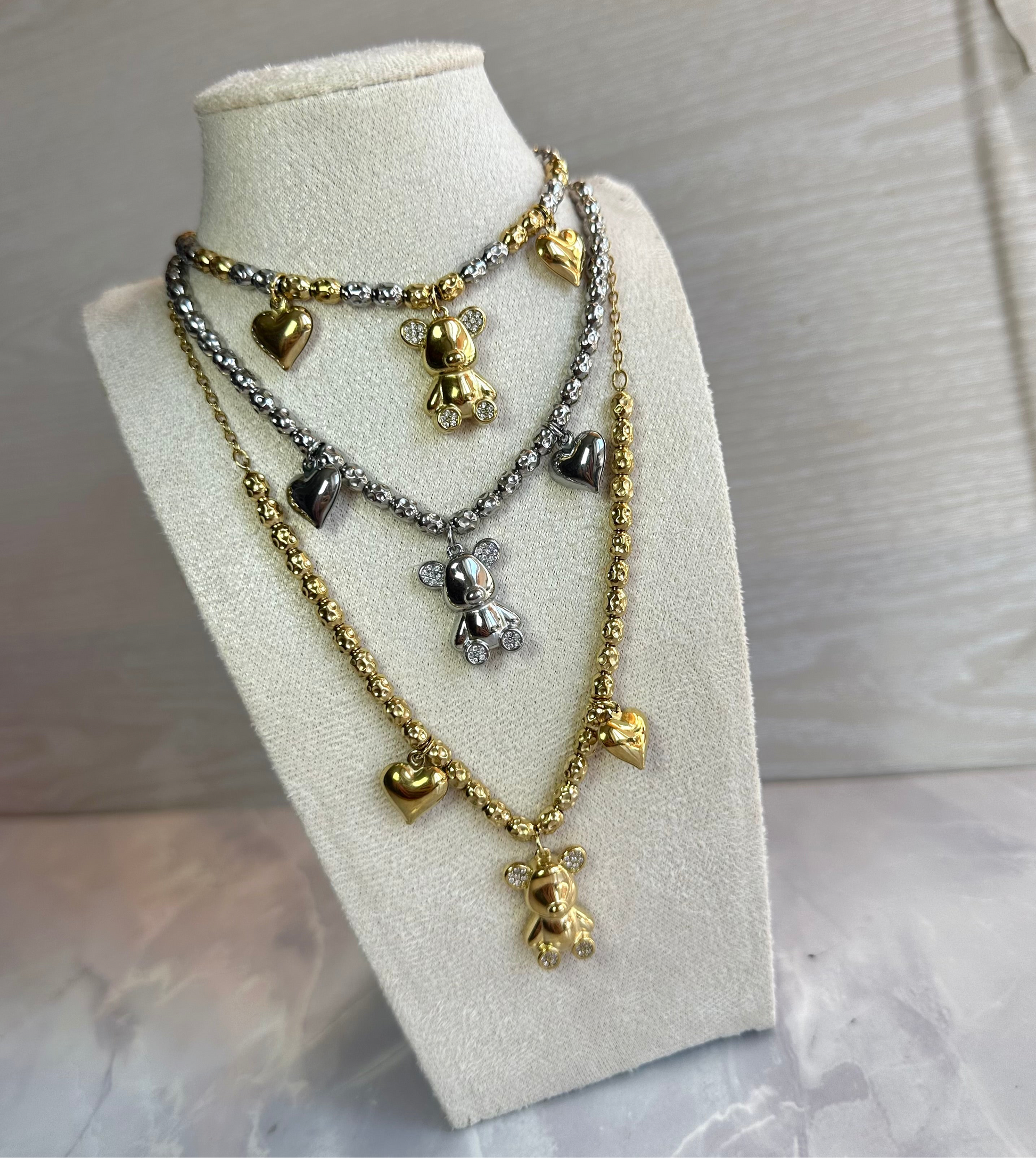 Collana Orsacchiotto Sonaglio