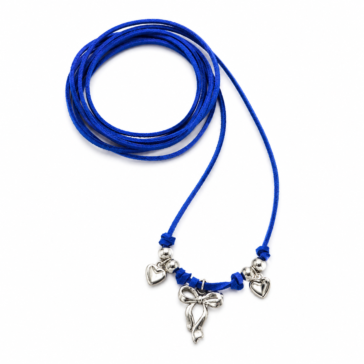 White Heart Necklace