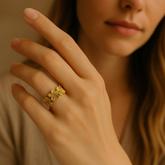 Anello Fiorellini Oro