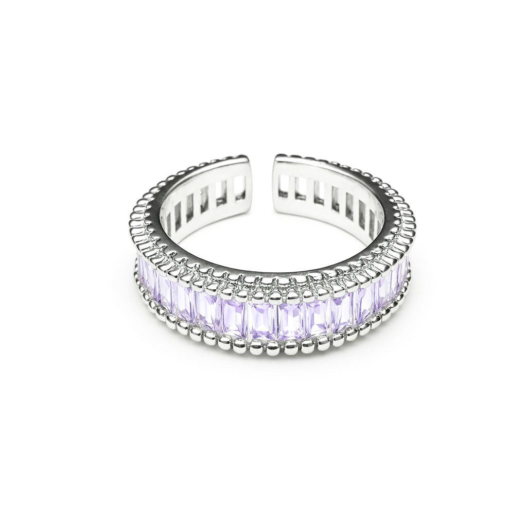 Anello Baguette Argento