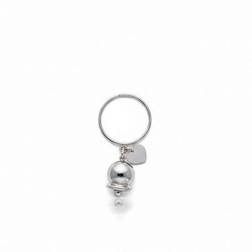 Anello Campanella Cuoricino Sonaglio
