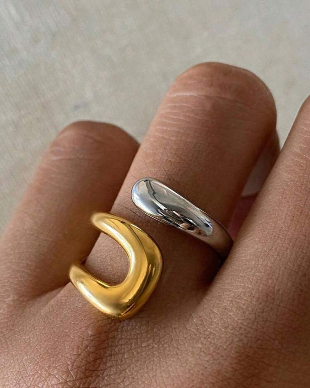 Anello Dual Bicolor