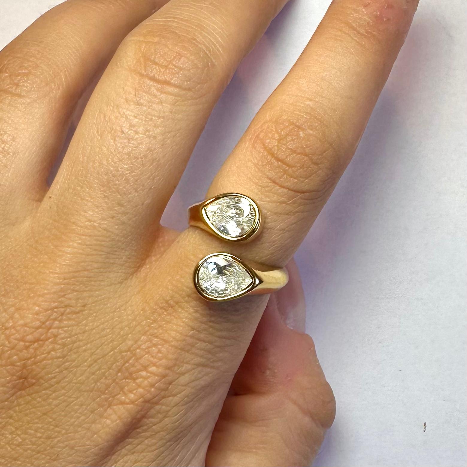 Goldener Herzring