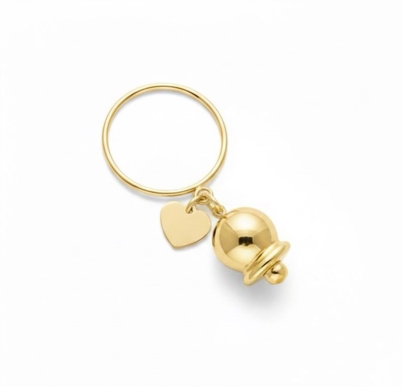 Anello Campanella Sonaglio Oro