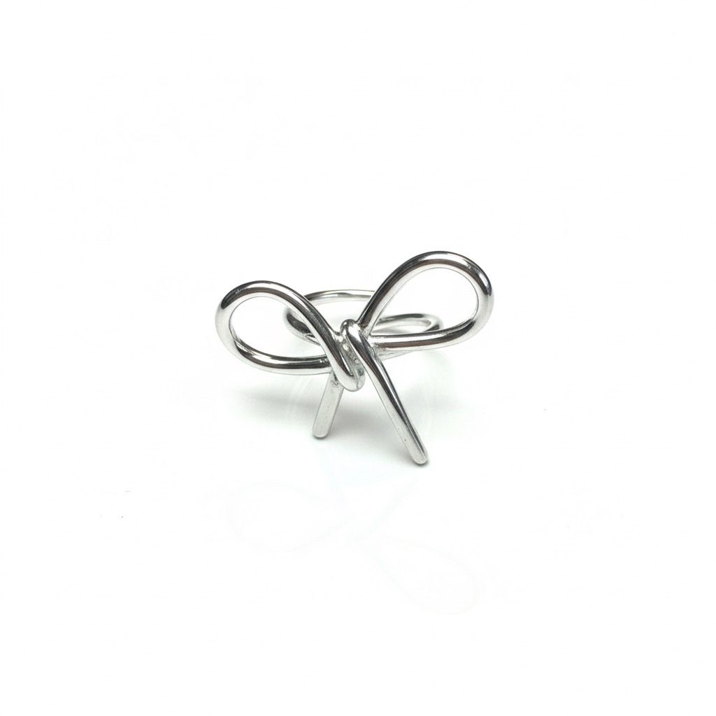 Anello Fiocco Minimal