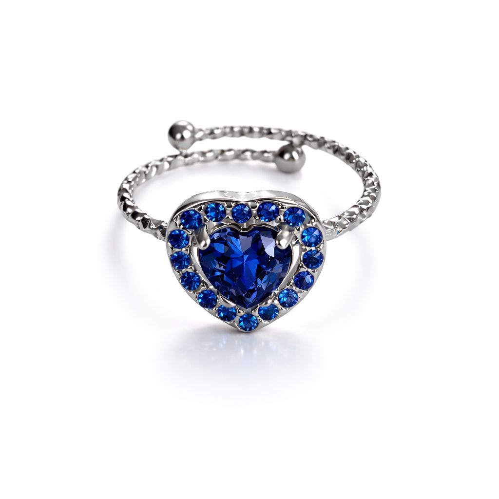 Anello Heart Argento