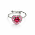 Anello Heart Argento