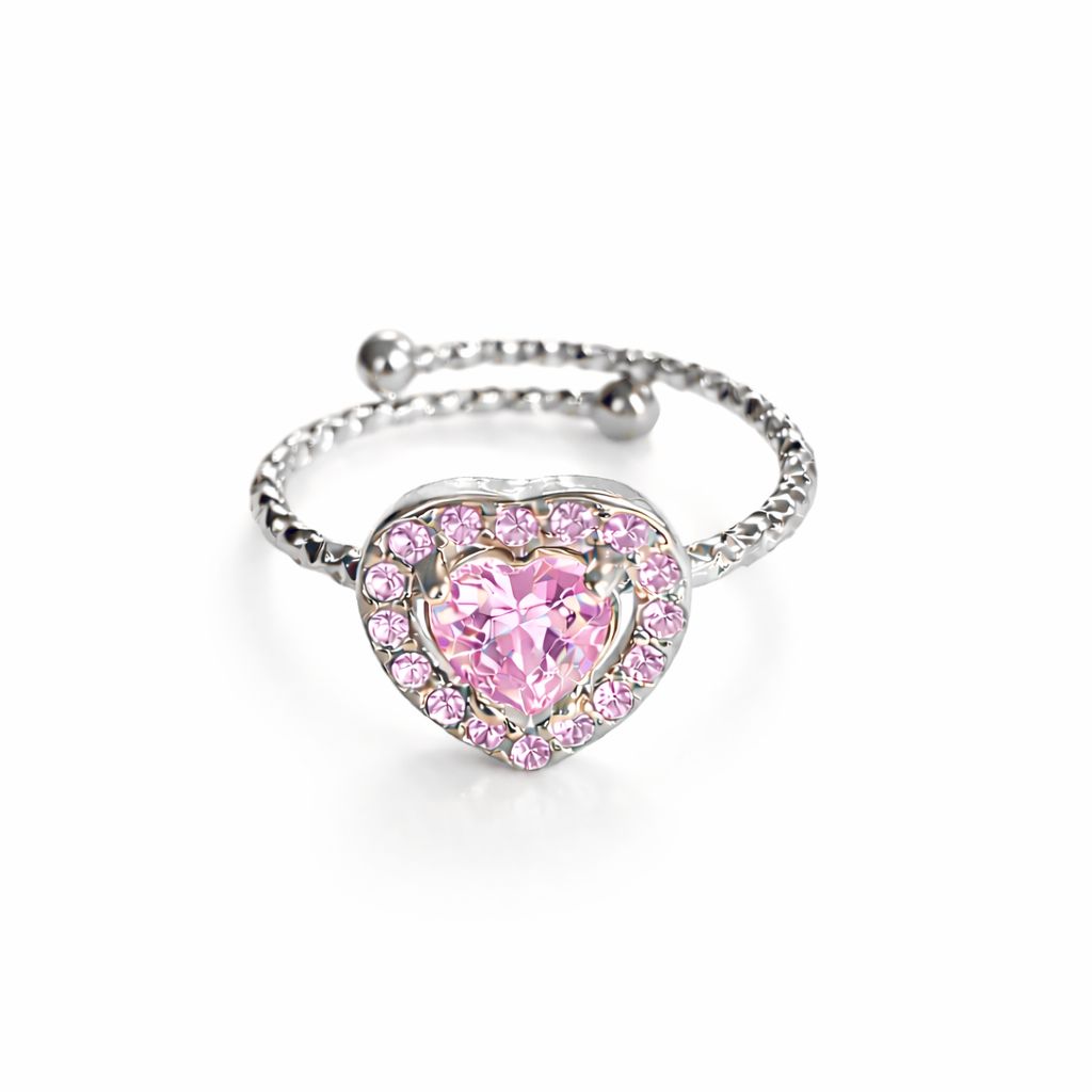 Anello Heart Argento