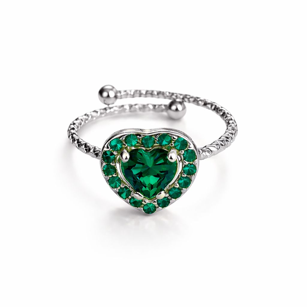 Anello Heart Argento