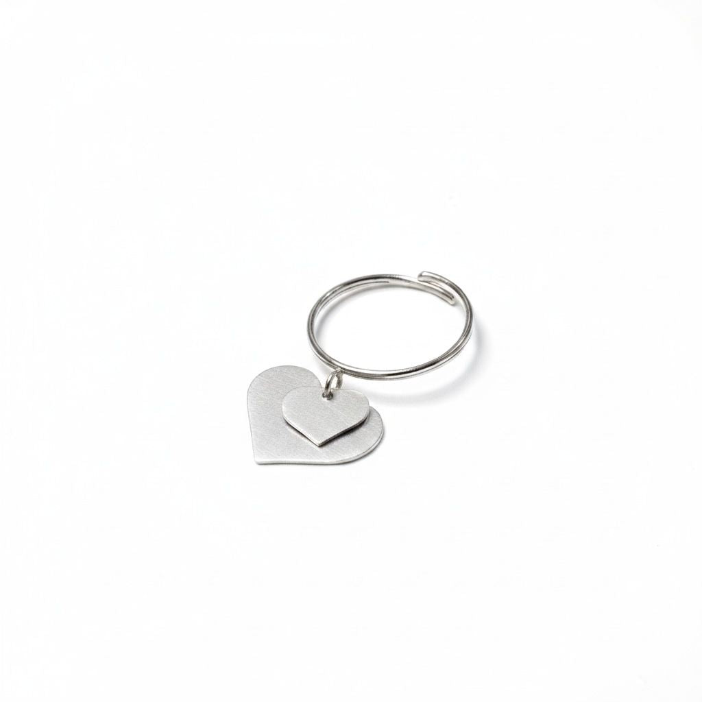 Anello Small Heart Pendente