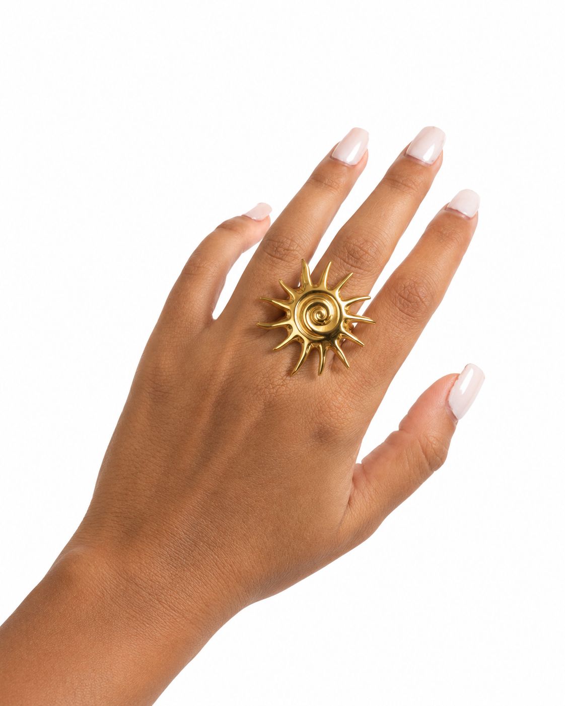 Goldener Herzring