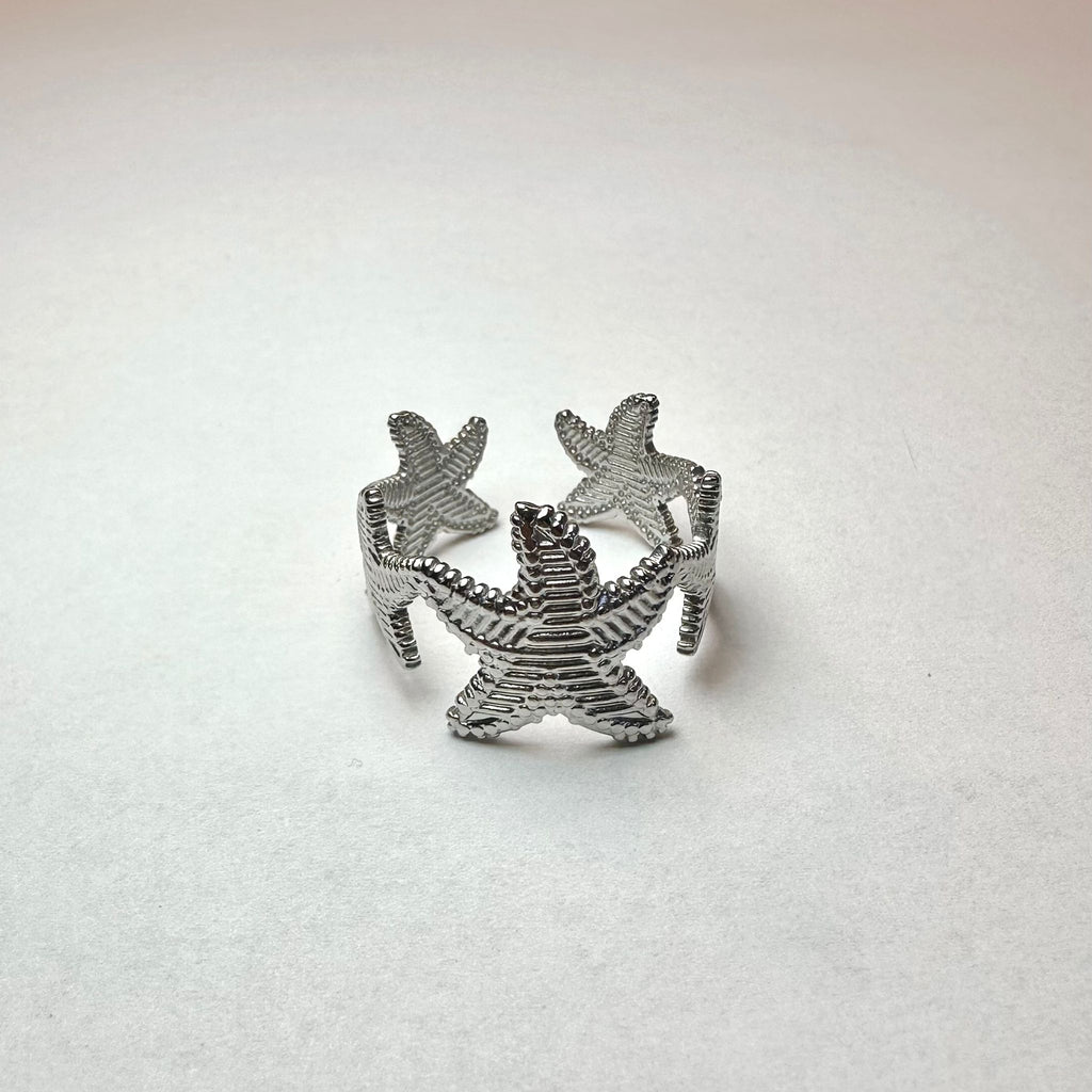 Anello Stella Marina Argento