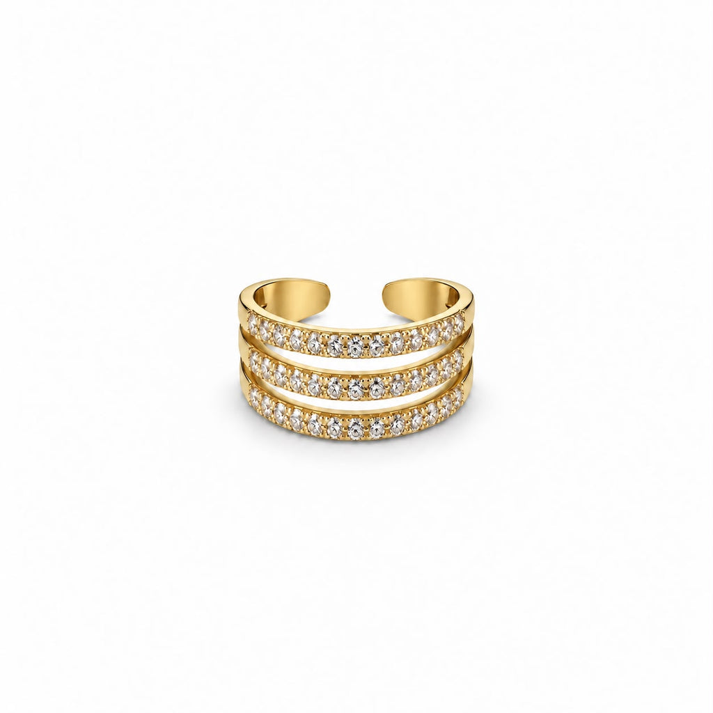 Anello Trinity Zirconato