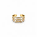 Anello Trinity Zirconato