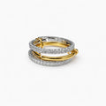 Goldener Herzring