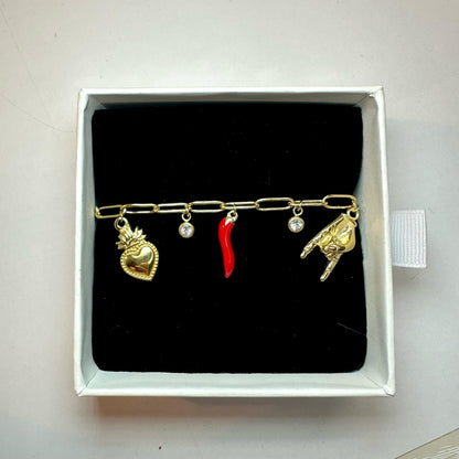 Bracciale Charm Fortuna Oro