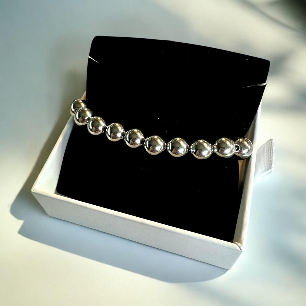 Silbernes Kugelarmband