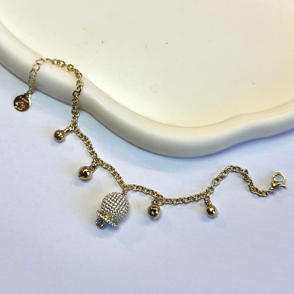 Bracciale Campanelle Sonaglio Oro