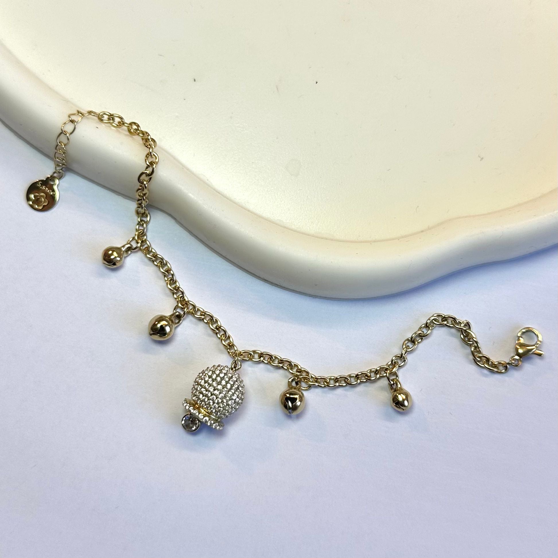Bracciale Campanelle Sonaglio Oro