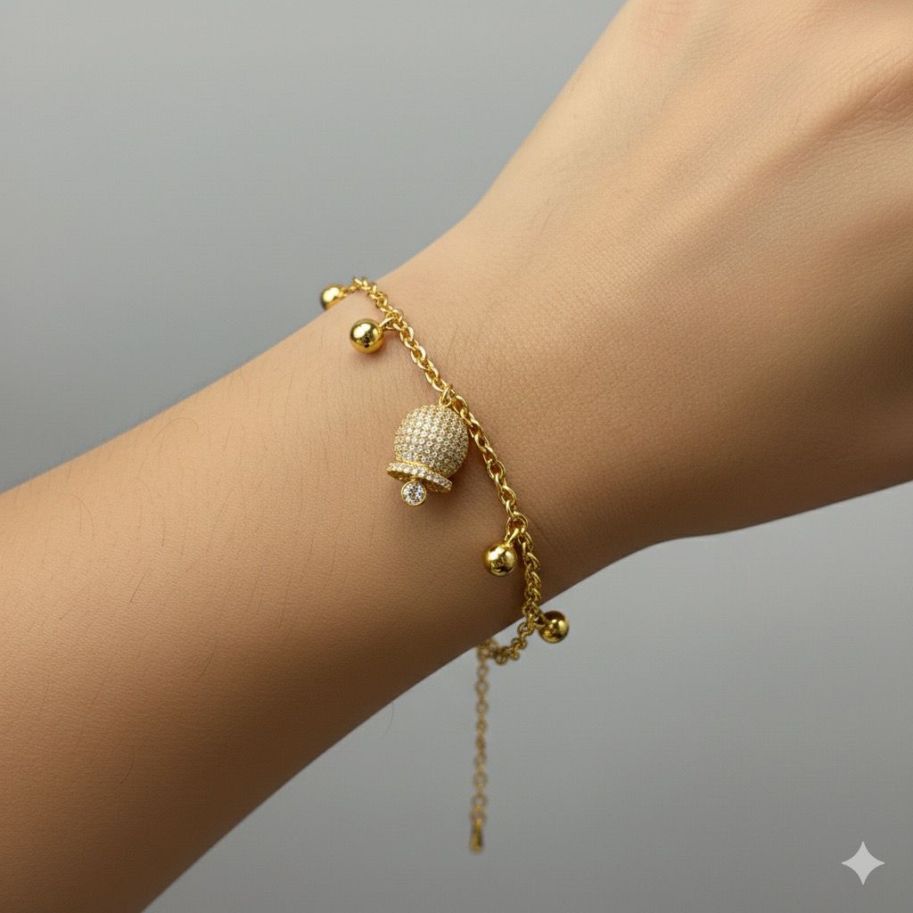 Bracciale Campanelle Sonaglio Oro