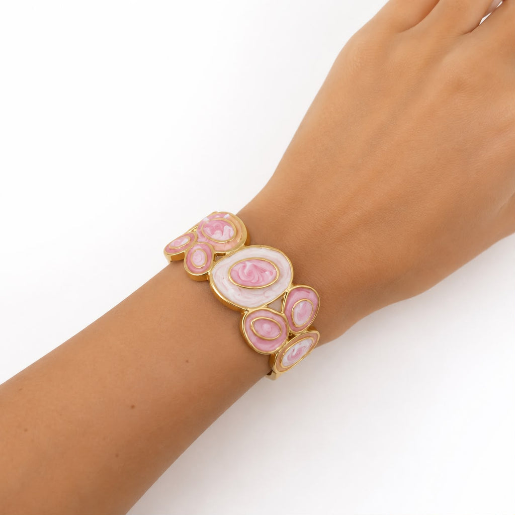 Bracciale Rigido Bubble Pink