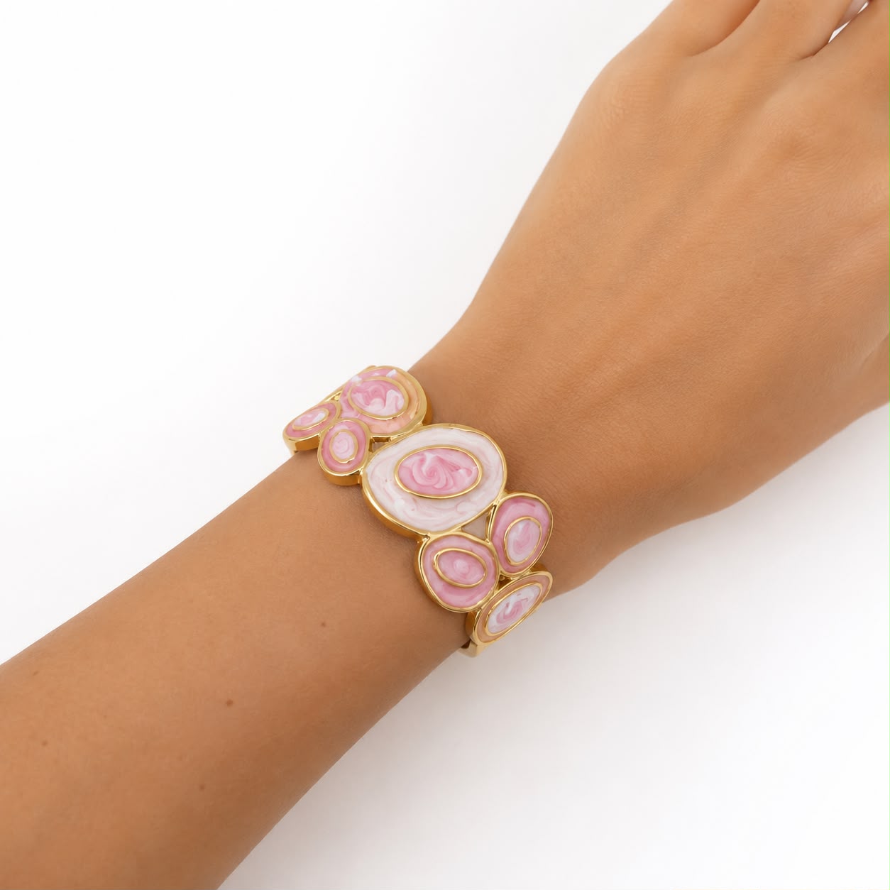 Bracciale Rigido Bubble Pink