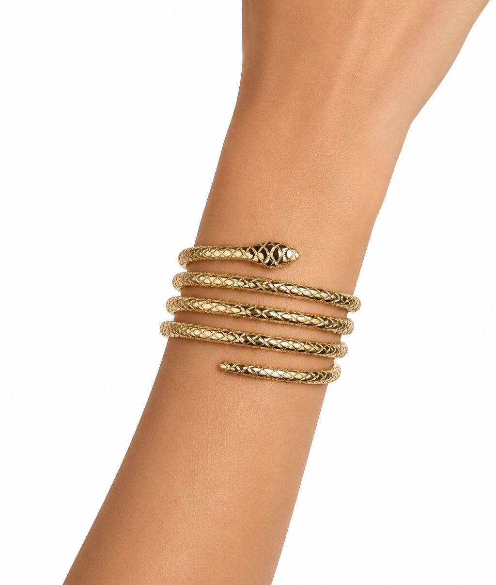 Bracciale Rigido Serpente