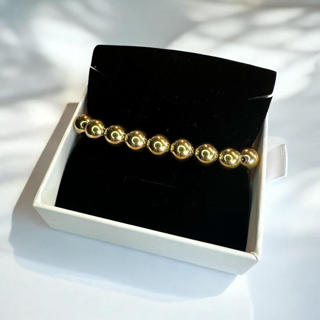 Goldkugeln Armband