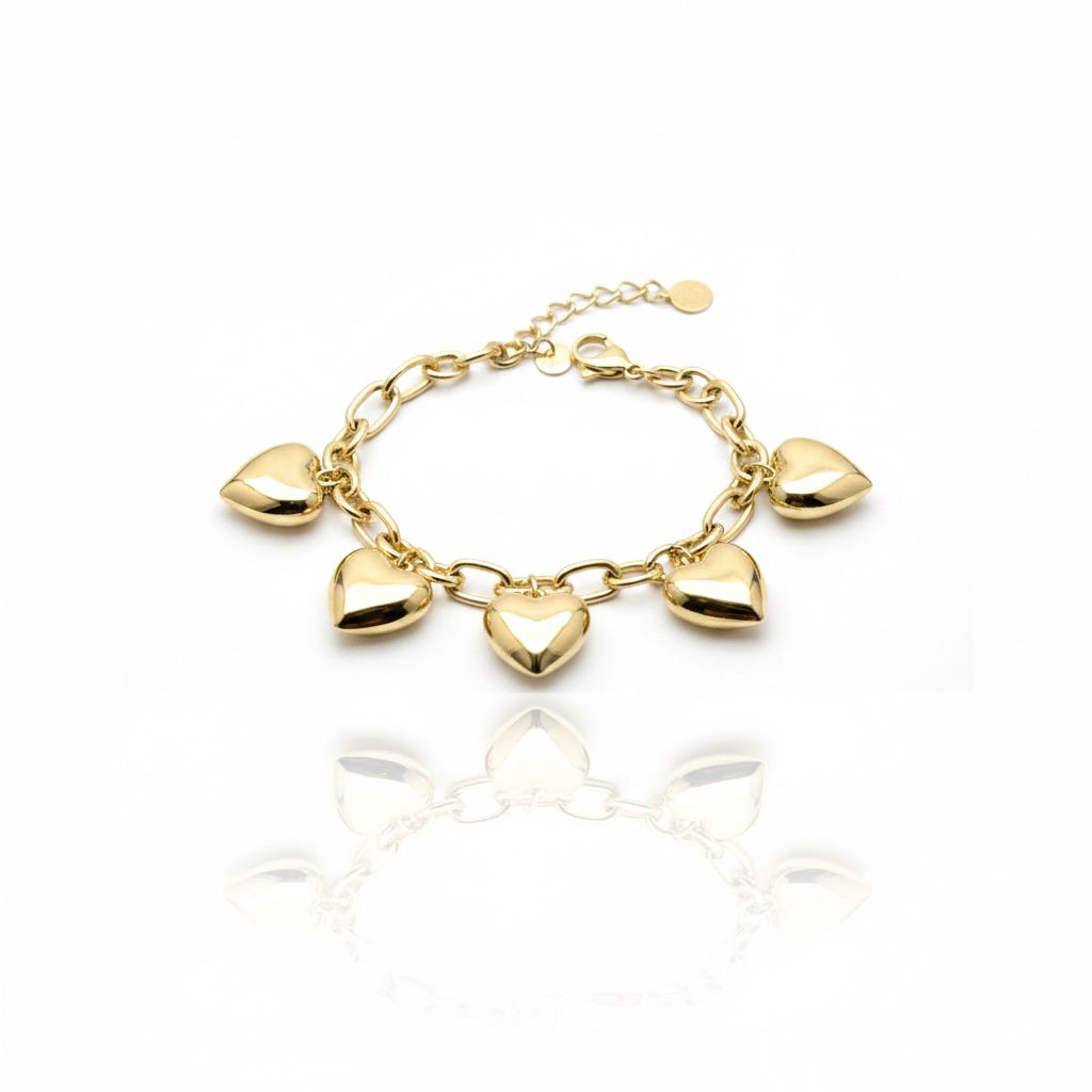 Bracciale Sonaglio Cuore Oro