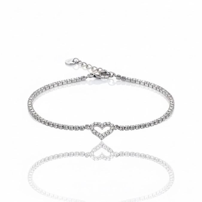Bracciale Tennis Lovely Argento
