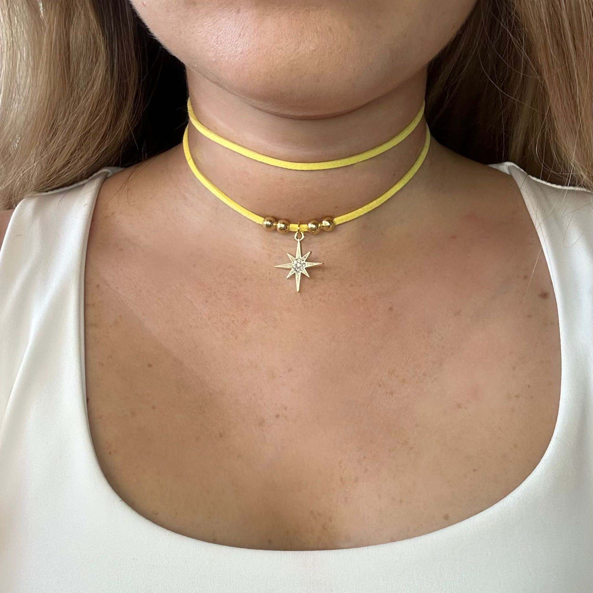 Chocker Lady Yellow