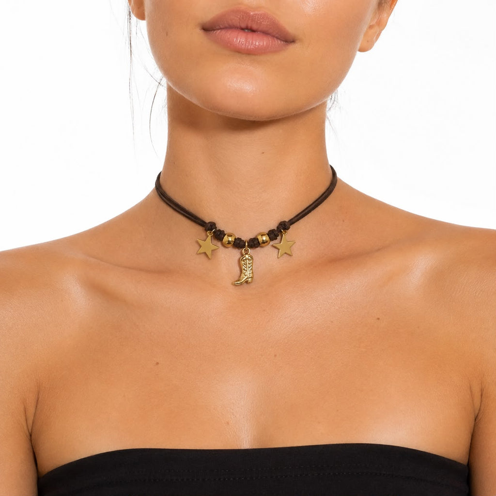 White Heart Necklace