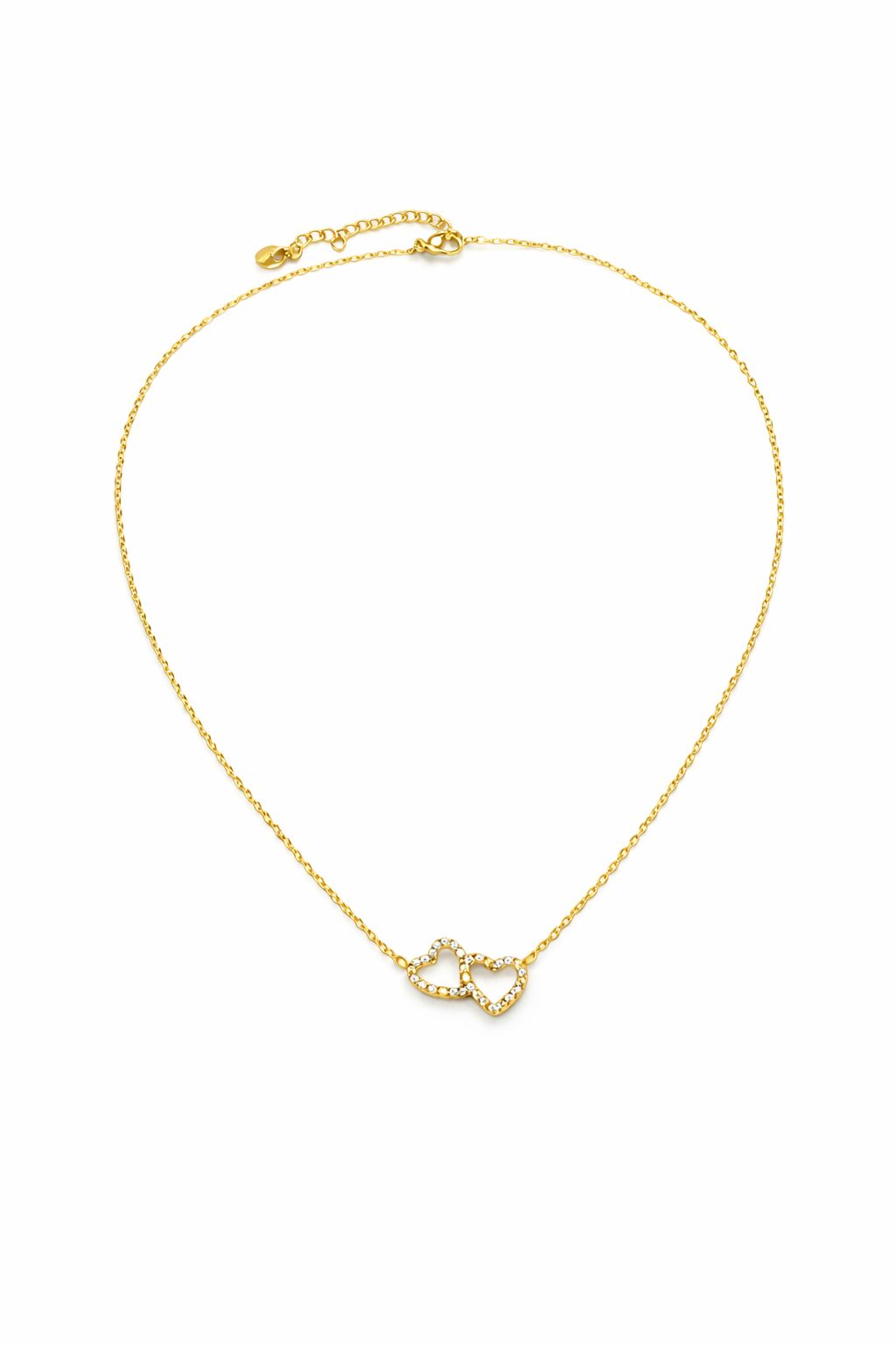 White Heart Necklace