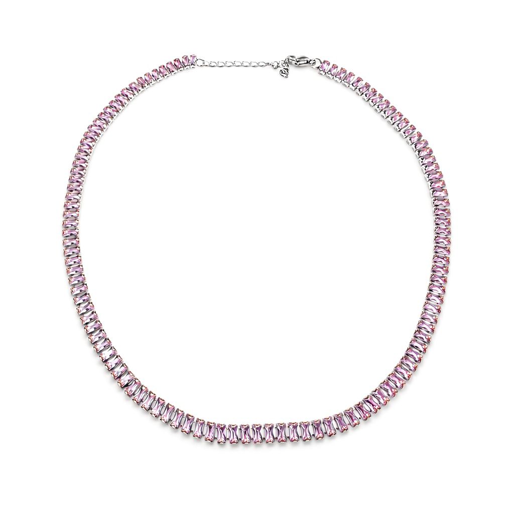 White Heart Necklace