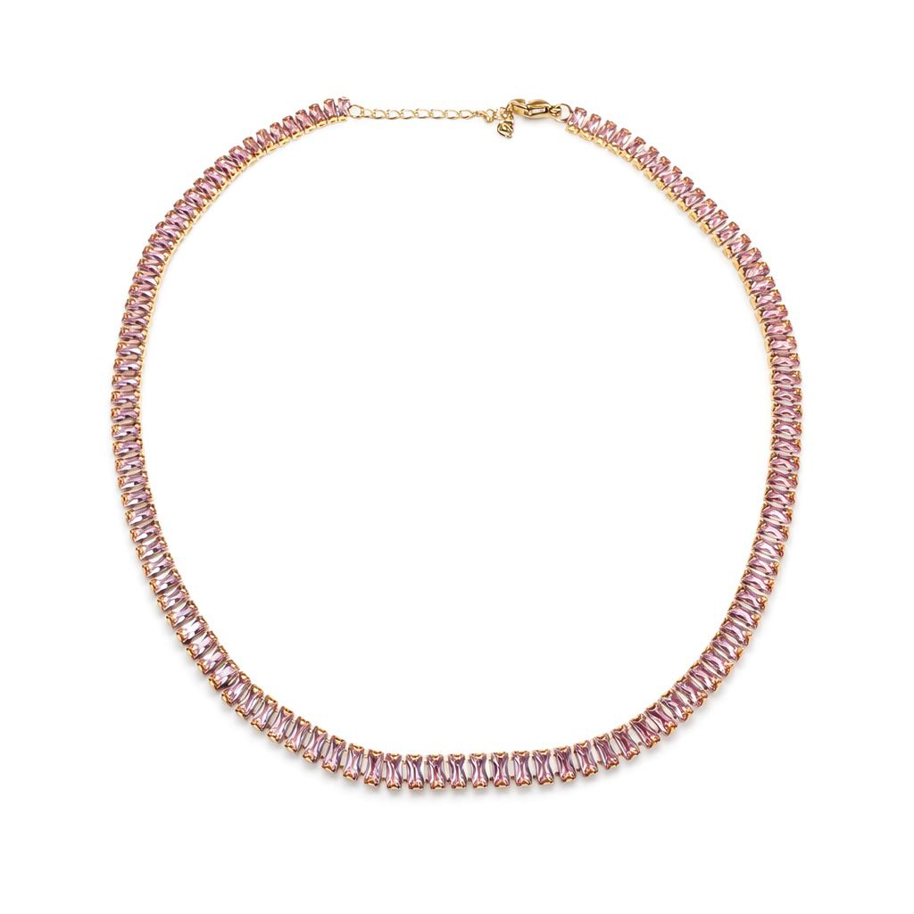 White Heart Necklace