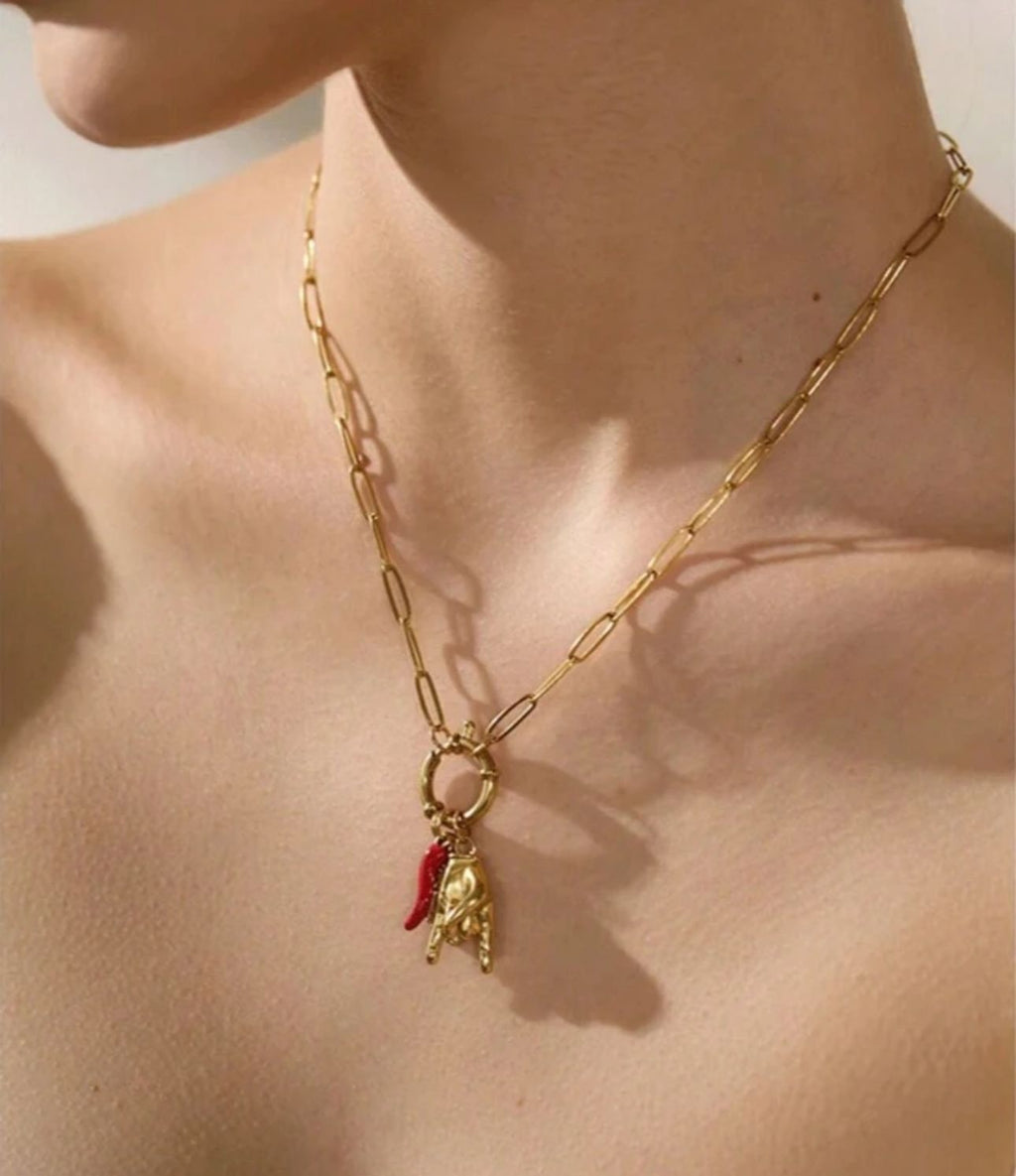 Collana Charm Fortuna Oro
