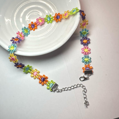 Collana Fiori Arcobaleno