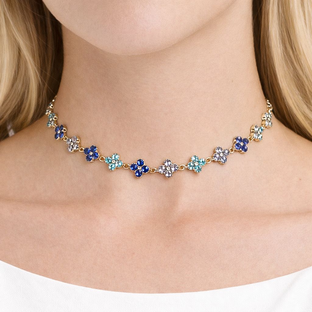 White Heart Necklace