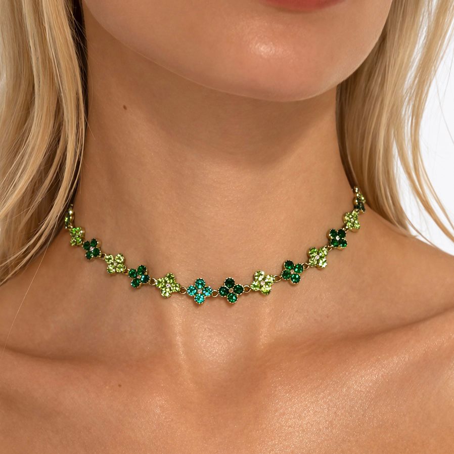 White Heart Necklace